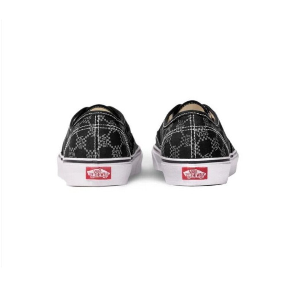 New! Size: 8 Men/9.5 Women | Vans Authentic Monogram - Black - Picture 7 of 16